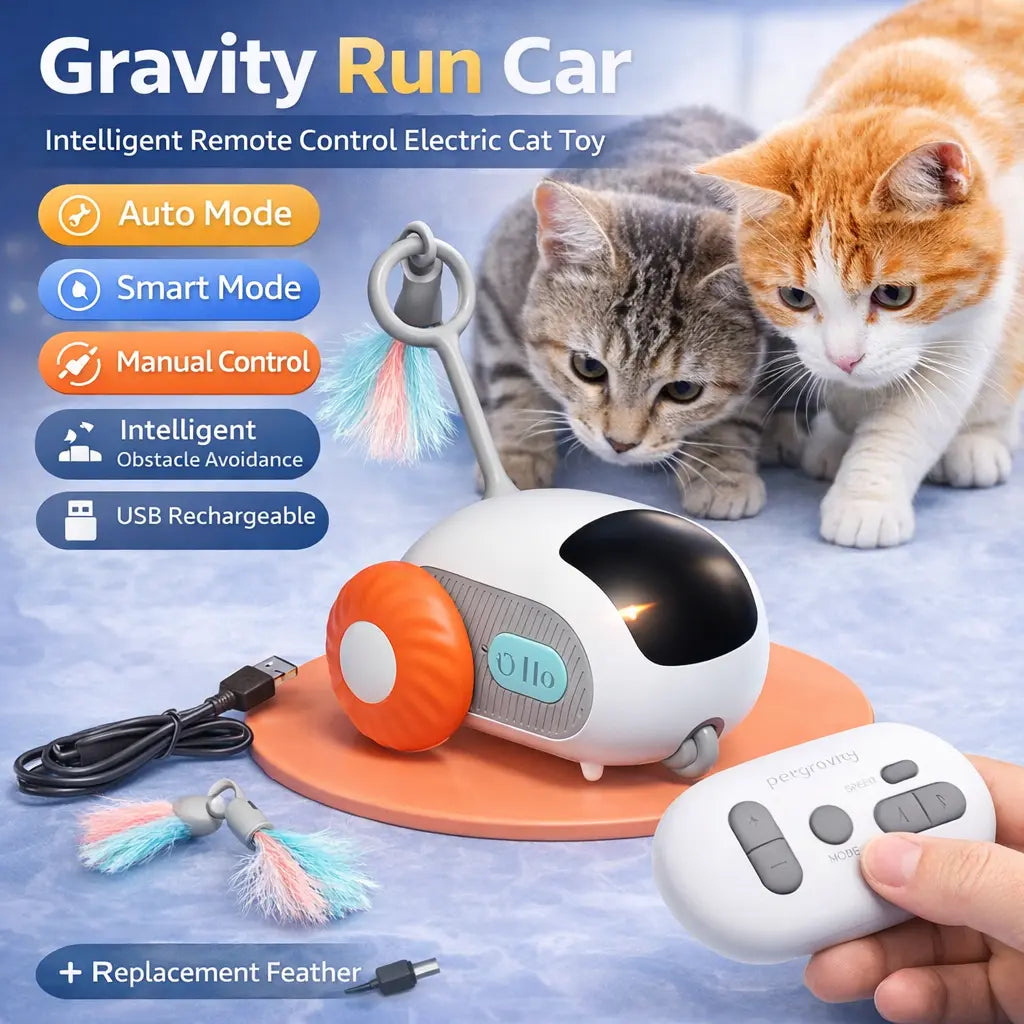 Smart Rolling Cat Toy: Remote-Controlled Electric Ball for Cats Self-Amusing Rolling Ball Pet Toy for Cats