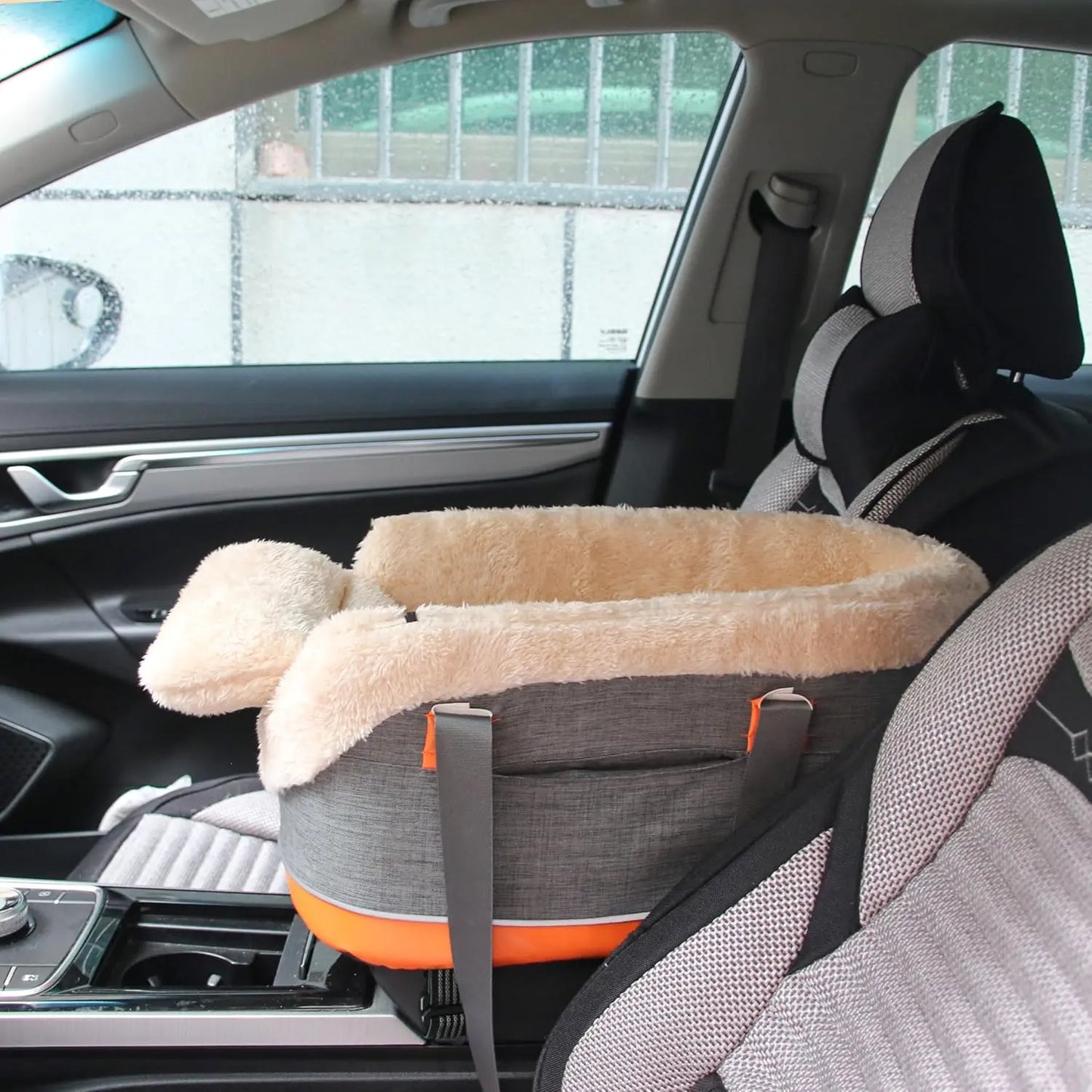 Pet Car Car Bag Safety Seat Central Control Pet Nest Bag Armrest Box Cat and Dog Bag