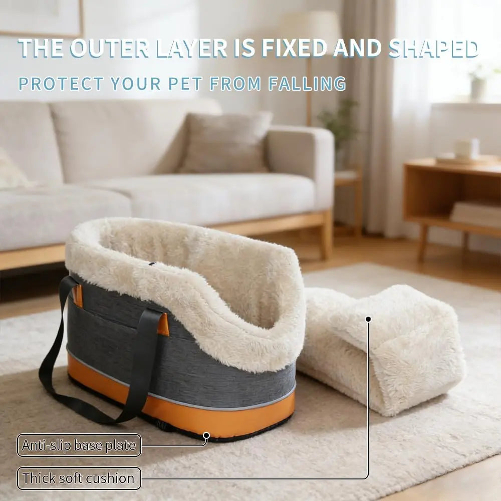 Pet Car Car Bag Safety Seat Central Control Pet Nest Bag Armrest Box Cat and Dog Bag